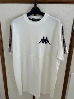 値下げKappa 半袖ロングTシャツ M ホワイト