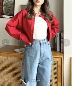 11/16までセール！moment + 赤 トップス　レディース