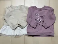 女の子　長袖　トップス　90