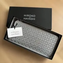 希少✨ヒロコハヤシ 長財布 フクロウ モチーフ ブルー レザー 箱付き 