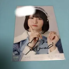 尾木波菜 直筆 コメあり　サイン　特別公演2025 ノイミー 生写真　ヨリ ≠ME ノイミー 生写真 配信ライブ衣装 尾木波菜 直筆サイン - メルカリ