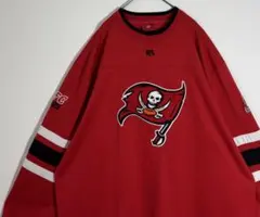 NFL タンパベイ・バッカニアーズ　刺繍ロゴ　長袖シャツ　ゲームシャツのサムネイル