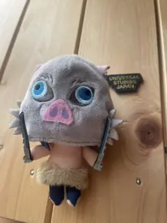 鬼滅の刃 USJ ユニバ ーサルスタジオジャパン 限定 マスコット キー 伊之助