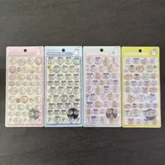 【正規品】ちいかわ　ボンボンドロップシール　4枚セット　第一弾　第二弾
