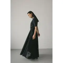スタイルミキサー　ミルフィーユボリュームフレアスカート　M　ブラックのサムネイル