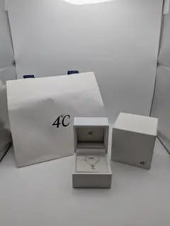 【美品・付属品完備】4℃ ヨンドシー エターナルシルバー しずく