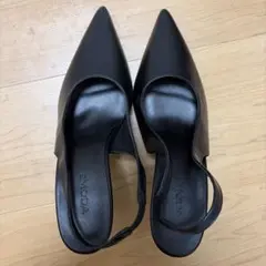 EMODA ポインテッドトゥ パンプス ブラック Lサイズのサムネイル