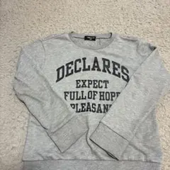 COMME CA ISM グレー トレーナー 140cm