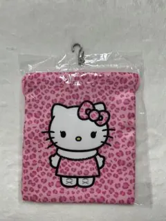 ハローキティ ♡ヒョウ柄巾着（S）