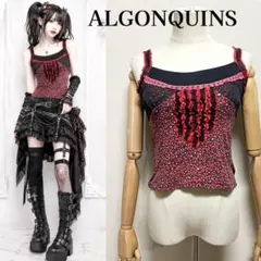 ALGONQUINS アルゴンキン キャミソール レオパード フリル レース Fのサムネイル