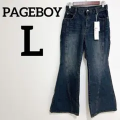 PAGEBOY 【L】 スリムレッグフレアデニム フレアパンツ デニム フレア
