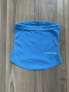 mont-bell キッズ ネックウォーマー 青