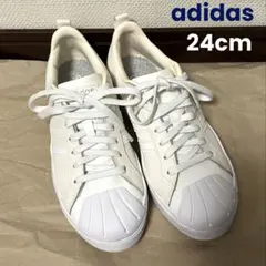 【3/12値下げ】美品 アディダス adidas スニーカー 24cm