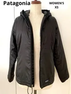 パタゴニア フード　ダウンジャケット 黒　WOMEN’S XS