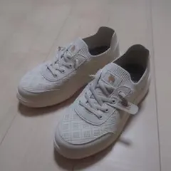 moz ニットスニーカー　24.5cm ベージュのサムネイル