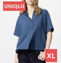 【新品・未使用】UNIQLO　ユニクロ　レーヨン　ブラウス　ゆったり　XL