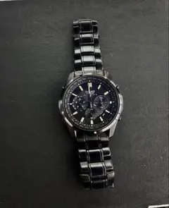 CASIO LINEAGE ブラック腕時計