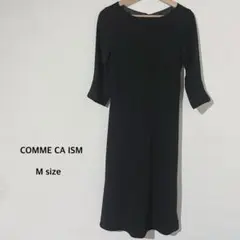 COMME CA ISM ブラック Mサイズ ワンピース