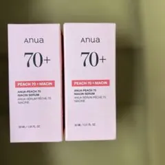 942 ANUA (アヌア) 桃70ナイアシンセラム30ml 2個セット