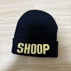 BABY SHOOP ニット帽　ブラック　ゴールドのサムネイル