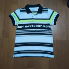 Jack Bunny 半袖 ポロシャツ ボーダー柄　サイズ0