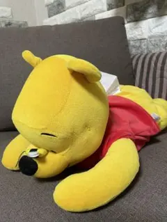 くまのプーさん ティッシュケース ぬいぐるみ 54cm ディズニー 蜂 ハチ付き