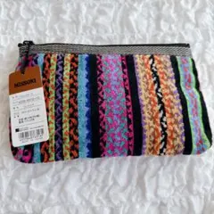 新品✨ミッソーニ MISSONI ポーチ マルチカラー パイル織り タオルポーチのサムネイル