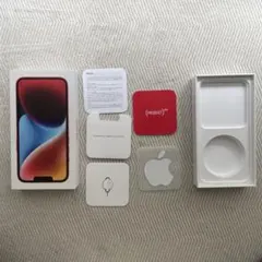 Apple iPhone 14 (PRODUCT)RED 空箱 付属品