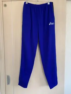 【新品・タグ付】アシックス（asics）トレーニングパンツ ジャージ 青 XO