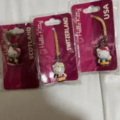 【新品未使用品】ご当地キティ 根付け 軽井沢　キティ　ダニエル 軽井沢キティとダニエル根付け - メルカリ