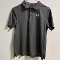 Under Armour グレー ゴルフウェア　ストレッチポロシャツ Lサイズ
