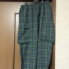 パンツ　チェック柄