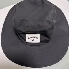 美品　Callawayキャロウェイゴルフハット　ブラック　F
