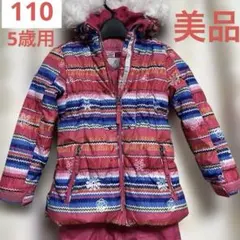スノーウェア　上下セット　 海外表記5 （105㎝〜110㎝）　ピンク　5歳