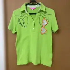 VIVA HEART ライムグリーン ポロシャツ 42