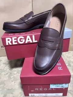 REGAL リーガル コインローファー 22DL BF 26cm ダークブラウン