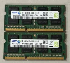 DDR3 1600 8GB（4GB×2）PC3-12800 ノート用メモリのサムネイル