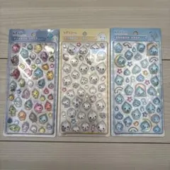 ボンボンドロップシール　しずくちやん　3枚セット