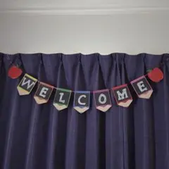 カラフルWELCOMEガーランド