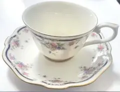 オールドノリタケ　花柄金縁カップ・ソーサー ノリタケ オールドノリタケ 金彩花文 カップ＆ソーサー 4色セット