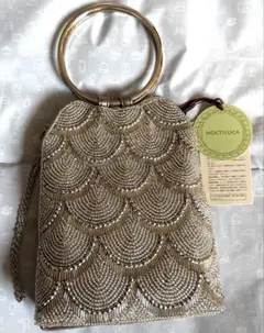 ノクチルカ　パーティーバッグ　オーク　新品未使用　ビーズ