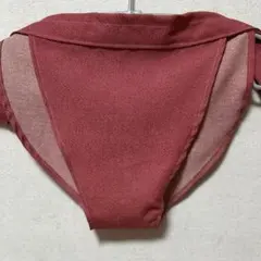 シルク（正絹・着物リメイク）ふんティ　赤鮫小紋