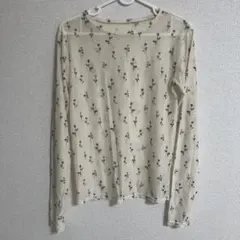 FOREVER 花柄 長袖Tシャツ M