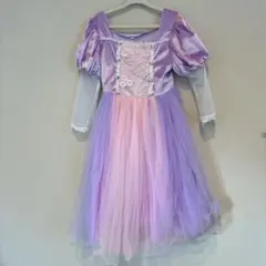 ラプンツェル風 ドレス 120 プリンセス なりきり コスプレ ディズニー