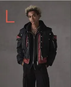 GRANCY グランシー 黒 MA-1 M 中古・古着通販】GRANCY (グランシー) ボリュームレイヤードデザインMA