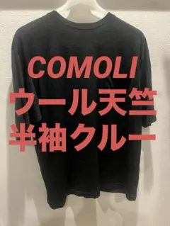 COMOLI ウール天竺 オープンカラー ネイビー 3 - メルカリ
