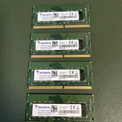 ADATA DDR4 16GB SO-DIMM メモリ2枚セット - メルカリ