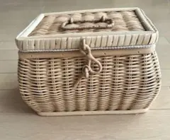 ⭐︎キャトルセゾン購入⭐︎ ラタンソーイングボックス　おまけ付き