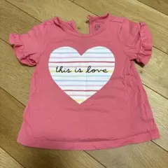 baby GAP ハートプリントTシャツ 12-18ヶ月