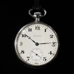 1910s～1920s初期 WALTHAM 懐中時計 アンティーク ウォルサムのサムネイル